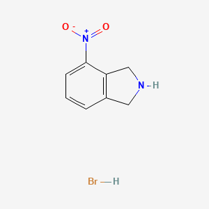 molecular formula C8H9BrN2O2 B8342452 4-Nitroisoindoline hydrobromide 