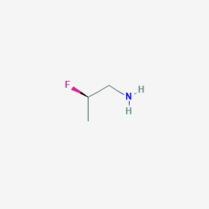 molecular formula C3H8FN B8342542 (R)-2-fluoropropan-1-amine 