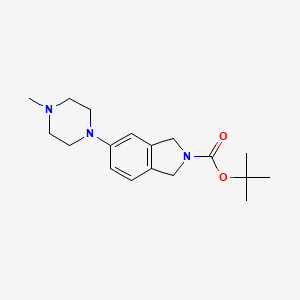 5-(4-Methyl-piperazin-1-yl)-1,3-dihydro-isoindole-2-carboxylic acid tert-butyl ester