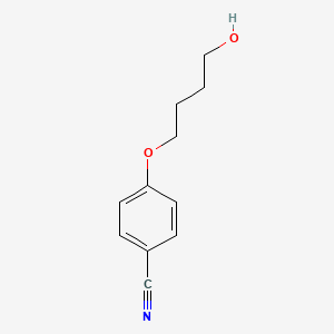 molecular formula C11H13NO2 B8342657 4-(4-Cyanophenoxy)-1-butanol 