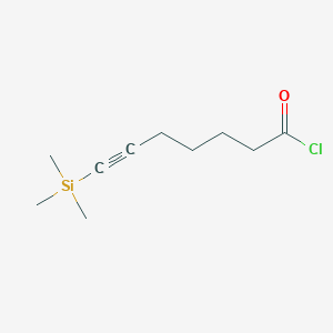 7-(Trimethylsilyl)hept-6-ynoyl chloride