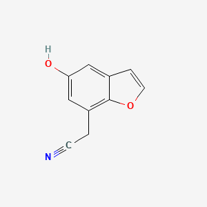 (5-Hydroxybenzofur-7-yl)acetonitrile