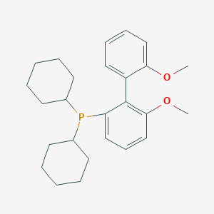 dicyclohexyl({2',6-dimethoxy-[1,1'-biphenyl]-2-yl})phosphane