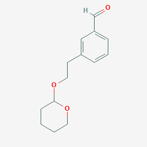 3-[2-(Tetrahydropyran-2-yloxy)-ethyl]-benzaldehyde