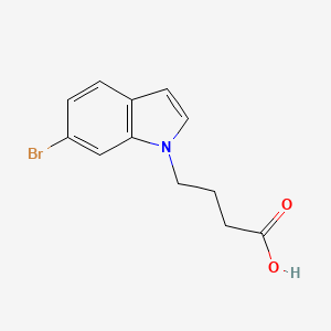 6-Bromo-1-(carboxyethyl)methyl-1h-indole