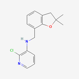 3-[(2,2-Dimethyl-2,3-dihydrobenzofuran-7-yl)methyl]amino-2-chloropyridine