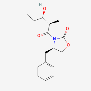 (4R)-4-benzyl-3-[(2R,3S)-3-hydroxy-2-methylpentanoyl]-1,3-oxazolidin-2-one