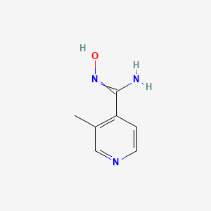 4-Pyridinecarboximidamide, N-hydroxy-3-methyl-