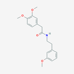 molecular formula C19H23NO4 B8343174 N-[2-(3-Methoxy-phenyl)-ethyl]-3,4-dimethoxyphenyl-acetamide 