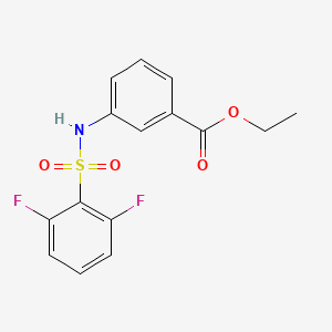 Ethyl 3-{[(2,6-difluorophenyl)sulfonyl]amino}benzoate