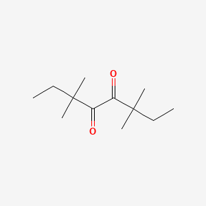 molecular formula C12H22O2 B8343275 3,3,6,6-Tetramethyl-4,5-octanedione 