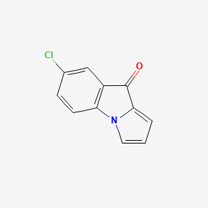 molecular formula C11H6ClNO B8343350 7-Chloropyrrolo[1,2-a]indol-9-one 