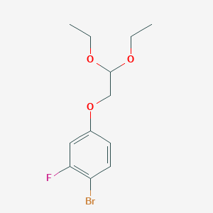 1-Bromo-4-(2,2-diethoxyethoxy)-2-fluorobenzene