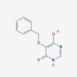 molecular formula C11H10N2O3 B8343379 5-(Benzyloxy)pyrimidine-4,6-diol 