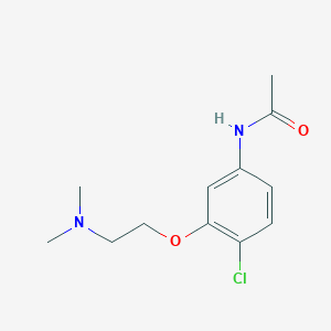 N-[4-chloro-3-(2-dimethylamino-ethoxy)-phenyl]-acetamide