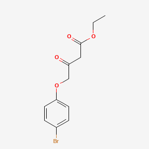 molecular formula C12H13BrO4 B8343433 Ethyl 4-(4-bromophenoxy)-3-oxobutanoate 
