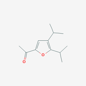 molecular formula C12H18O2 B8343496 2-Acetyl-4,5-diisopropylfuran 