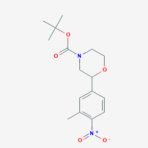 tert-butyl (RS)-2-(3-methyl-4-nitrophenyl)morpholine-4-carboxylate