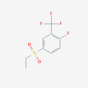 Benzene, 4-(ethylsulfonyl)-1-fluoro-2-(trifluoromethyl)-