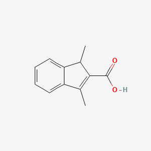 1,3-Dimethyl-1H-indene-2-carboxylic acid