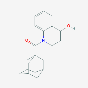 molecular formula C20H25NO2 B8343568 Adamantan-1-yl-(4-hydroxy-3,4-dihydro-2H-quinolin-1-yl)-methanone 