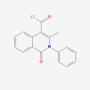 3-Methyl-1-oxo-2-phenyl-1,2-dihydro-isoquinoline-4-carbonyl chloride
