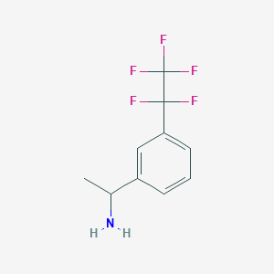 1-(3-Pentafluoroethyl-phenyl)-ethylamine