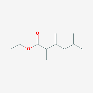 molecular formula C11H20O2 B8343648 Ethyl 2,5-dimethyl-3-methylenehexanoate 