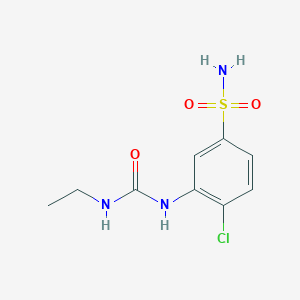 4-Chloro-3-{[(ethylamino)carbonyl]amino}benzenesulfonamide