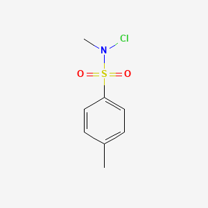 molecular formula C8H10ClNO2S B8343758 N-chloro-N-methyl-p-toluenesulfonamide 