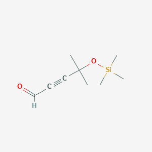 4-Methyl-4-trimethylsilanyloxy-pent-2-ynal