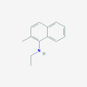 molecular formula C13H15N B8343796 2-methyl-N-ethyl-alpha-naphthylamine 