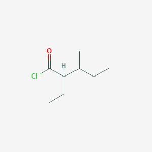 molecular formula C8H15ClO B8343802 2-Ethyl-3-methyl-pentanoylchloride 