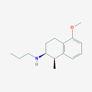 molecular formula C15H23NO B8343808 cis-5-Methoxy-1-methyl-2-(n-propylamino)tetralin 