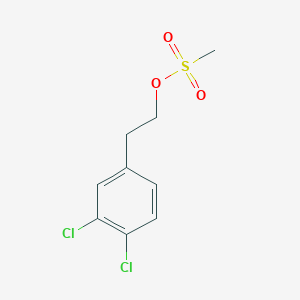 molecular formula C9H10Cl2O3S B8343831 2-(3,4-Dichlorophenyl)ethyl methanesulfonate 