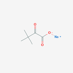 molecular formula C6H9NaO3 B8343850 2-Oxo-3,3-dimethylbutyric acid sodium salt 