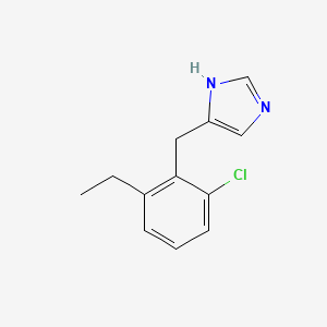 4-(2-Chloro-6-ethyl-benzyl)-1h-imidazole