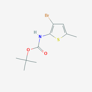 (3-Bromo-5-methyl-2-thienyl)carbamic acid tert-butyl ester