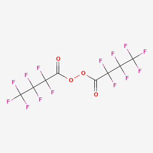 molecular formula C8F14O4 B8344003 Bis(heptafluorobutyryl)peroxide CAS No. 336-64-1