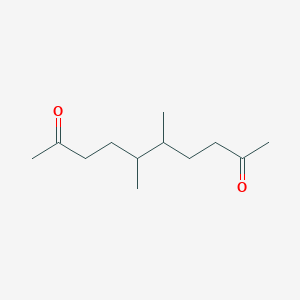 molecular formula C12H22O2 B8344030 5,6-Dimethyl-2,9-decanedione 