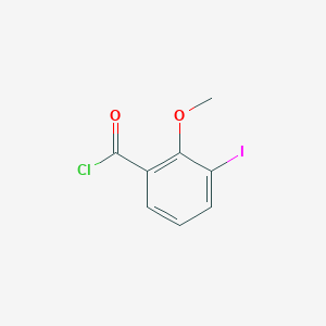 molecular formula C8H6ClIO2 B8344102 3-Iodo-2-methoxy-benzoyl chloride 