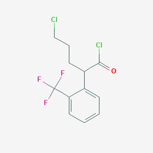 5-Chloro-2-(2-trifluoromethyl-phenyl)-pentanoic acid chloride