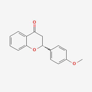 molecular formula C16H14O3 B8344167 (R)-2-(4-methoxyphenyl)chroman-4-one 