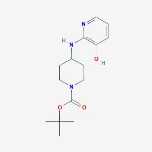 molecular formula C15H23N3O3 B8344194 tert-Butyl 4-((3-hydroxypyridin-2-yl)amino)piperidine-1-carboxylate 