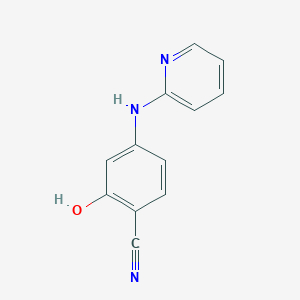 molecular formula C12H9N3O B8344214 2-Cyano-5-(pyridin-2-ylamino)phenol 