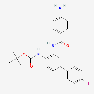 Tert-butyl 3-(4-aminobenzamido)-4'-fluorobiphenyl-4-ylcarbamate