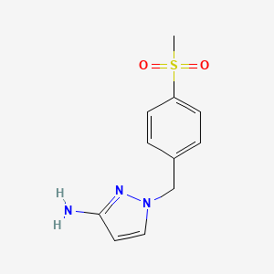 1-(4-methanesulfonyl-benzyl)1H-pyrazol-3-ylamine