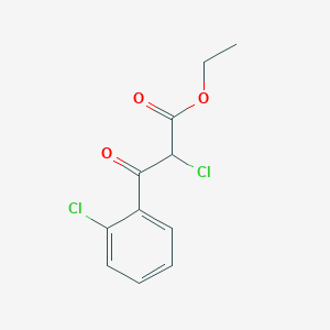 Ethyl 2-chloro-3-(2-chlorophenyl)-3-oxopropanoate