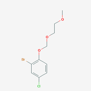 2-Bromo-4-chloro-(2-methoxyethoxy)methoxybenzene