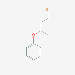 molecular formula C10H13BrO B8344366 1-Bromo-3-phenoxybutane 
